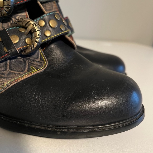 L'Artiste by Spring Step - Wonderland Mid Calf Heeled Boot - UK 40 / US 9 - Picture 8 of 10